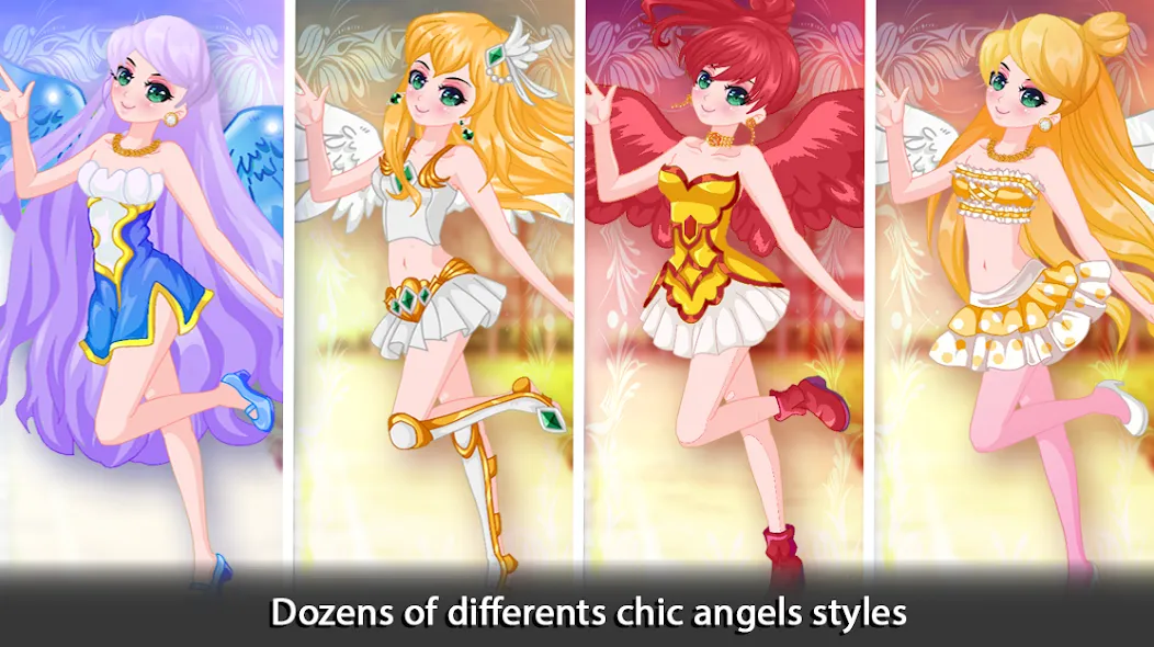 Dress Up Angel Anime Girl Game  [МОД Menu] Screenshot 4