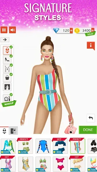 Fashion Stylist: Dress Up Game  [МОД Все открыто] Screenshot 5