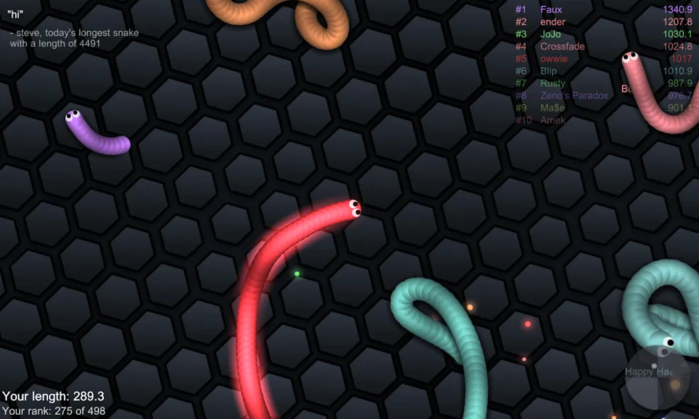 slither.io  [МОД Меню] Screenshot 2