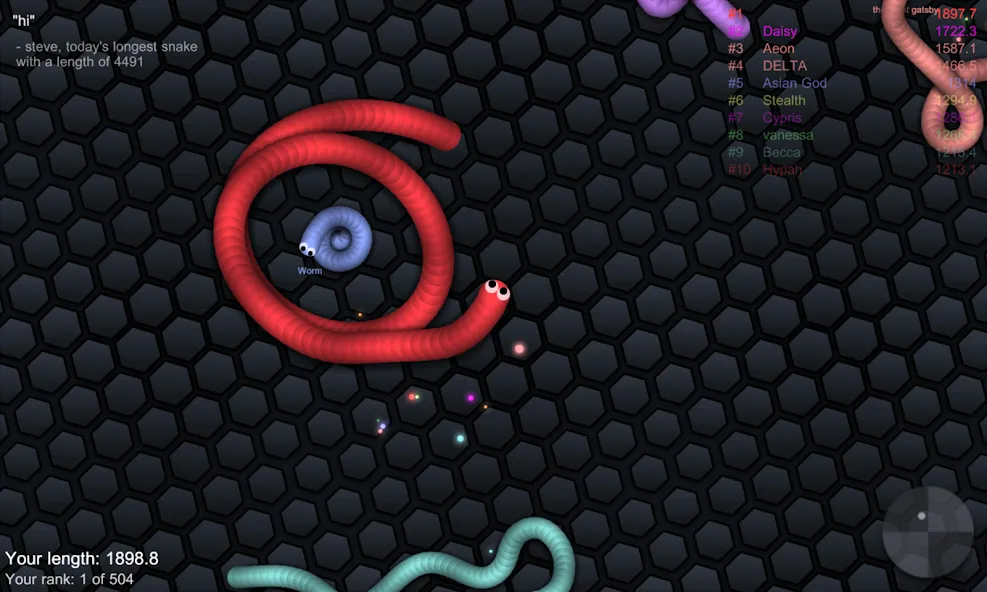 slither.io  [МОД Меню] Screenshot 4