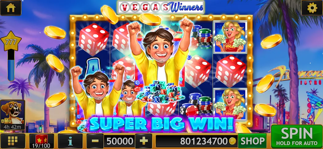 Slots of Luck: Vegas Casino (Слоты удачи)  [МОД Unlocked] Screenshot 2