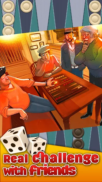 Backgammon Arena (Бэкгаммон Арена)  [МОД Unlocked] Screenshot 2