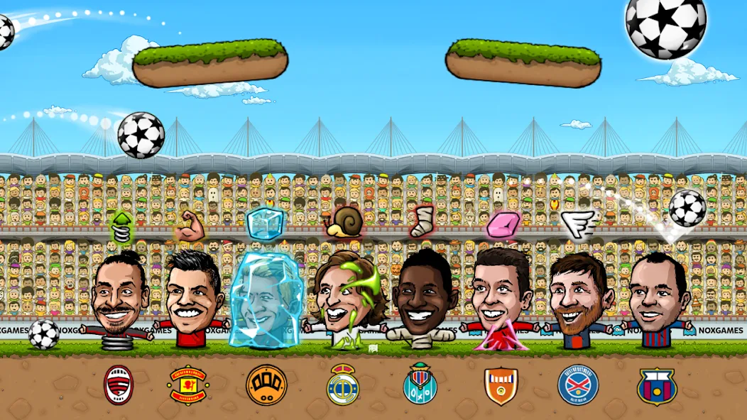 Puppet Soccer: Champs League (Паппет Соккер)  [МОД Много монет] Screenshot 3