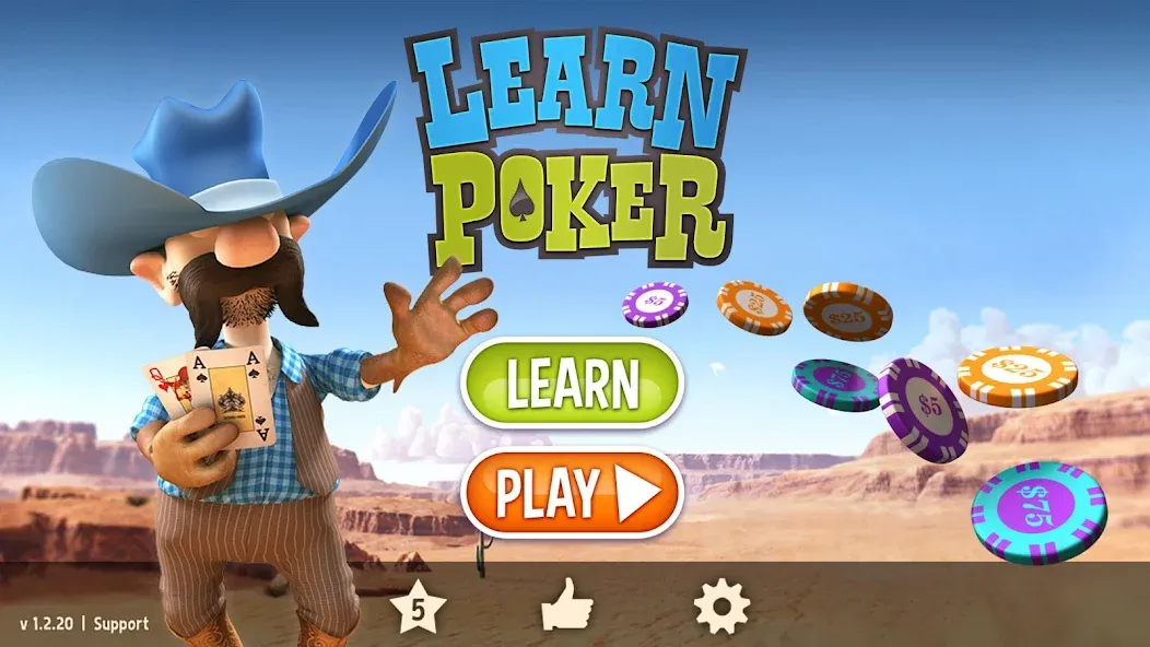 Learn Poker - How to Play  [МОД Все открыто] Screenshot 1