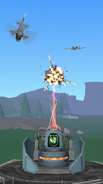 Air Defense: Airplane Shooting (Эйр Дефенс)  [МОД Много монет] Screenshot 5