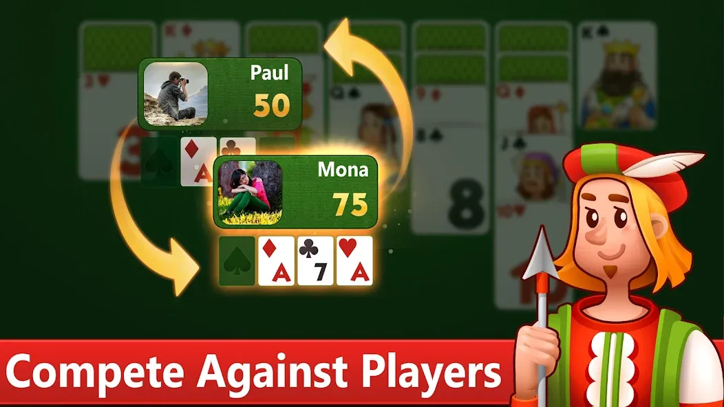 Klondike Solitaire card game  [МОД Много денег] Screenshot 5