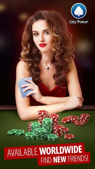 City Poker: Holdem, Omaha (Сити Покер)  [МОД Все открыто] Screenshot 1