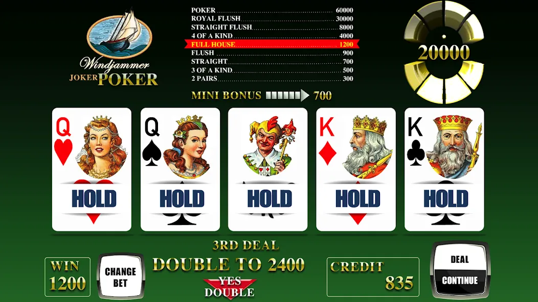 Windjammer Poker (Уиндджаммер Покер)  [МОД Unlocked] Screenshot 2