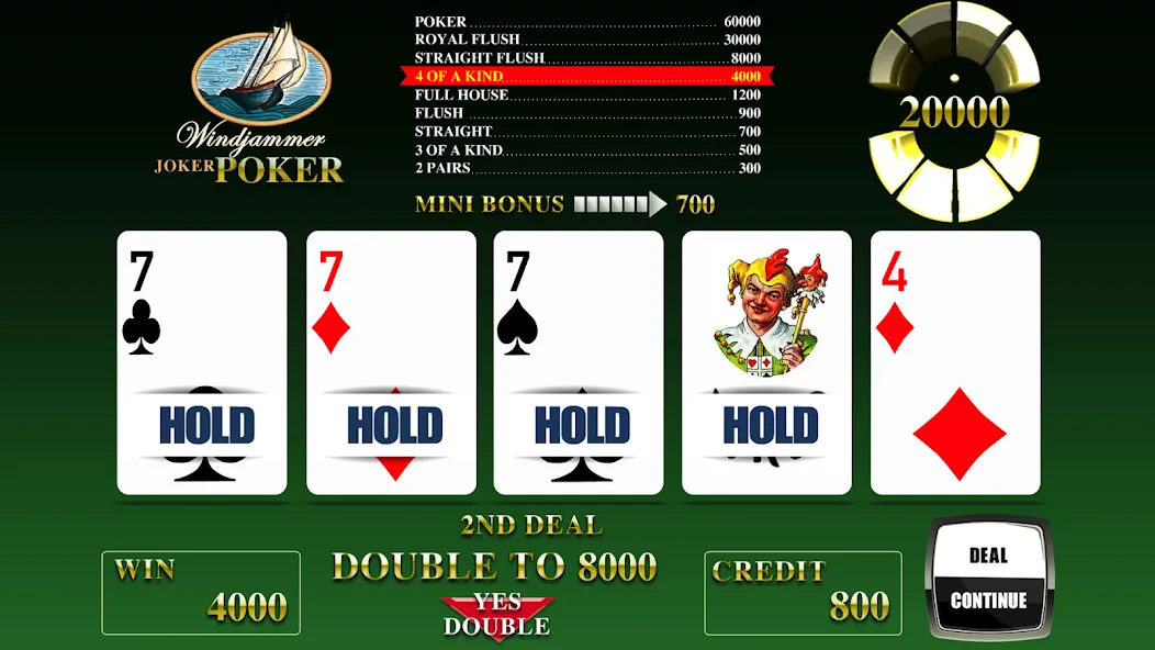 Windjammer Poker (Уиндджаммер Покер)  [МОД Unlocked] Screenshot 3