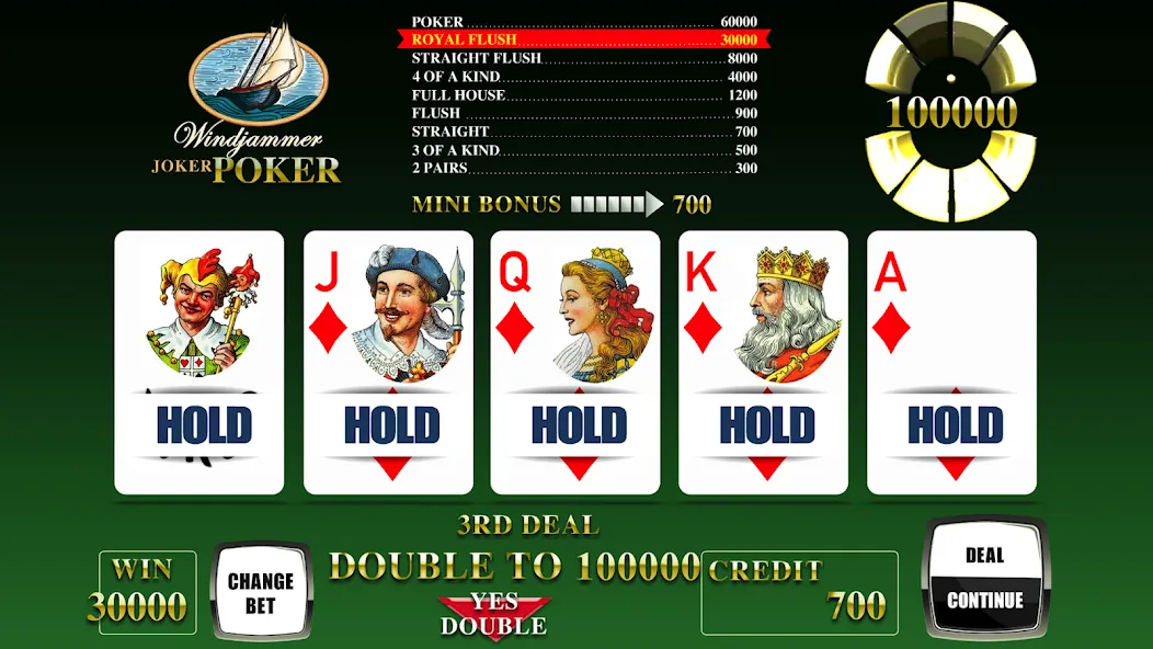 Windjammer Poker (Уиндджаммер Покер)  [МОД Unlocked] Screenshot 4