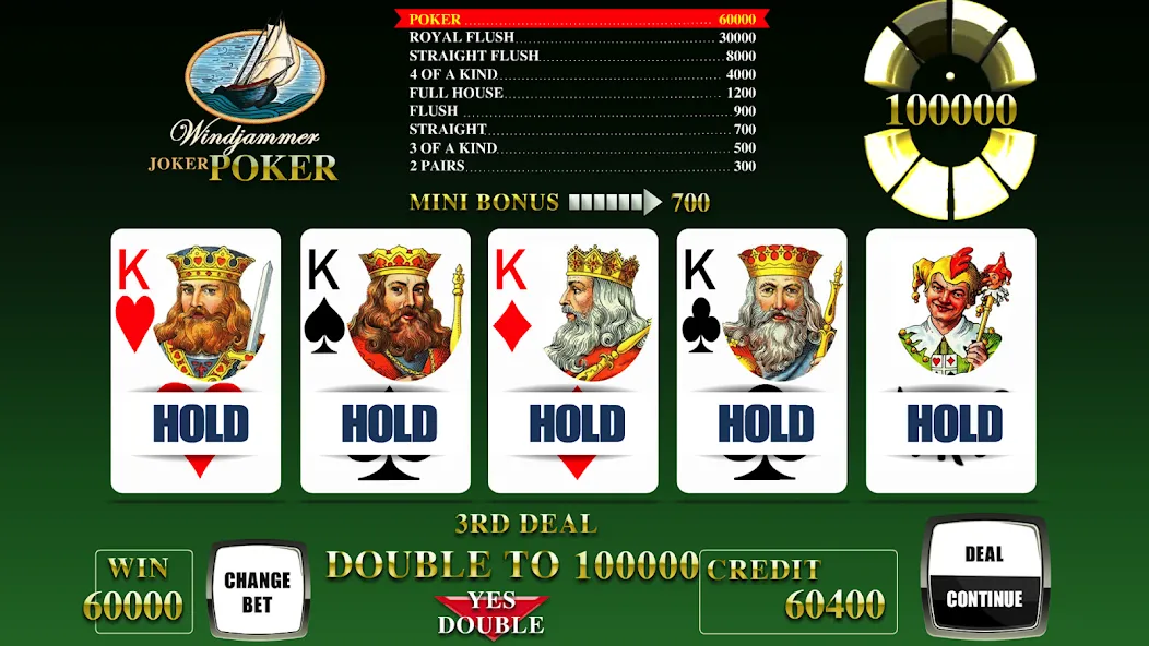 Windjammer Poker (Уиндджаммер Покер)  [МОД Unlocked] Screenshot 5