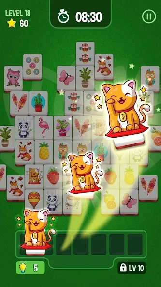 Mahjong Triple 3D -Tile Match (Маджонг Трипл 3Д)  [МОД Много монет] Screenshot 3