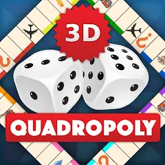 Скачать взлом Quadropoly - Monopolist Tycoon  [МОД Бесконечные монеты] - стабильная версия apk на Андроид