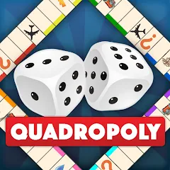 Скачать взломанную Quadropoly - Classic Business  [МОД Все открыто] - последняя версия apk на Андроид