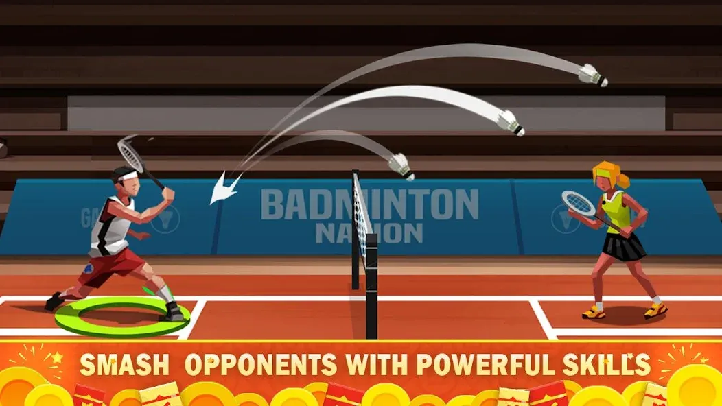 Badminton League  [МОД Все открыто] Screenshot 2