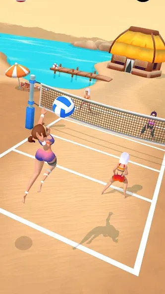 Beach Volleyball Game (Бичволлейбол игра)  [МОД Mega Pack] Screenshot 1