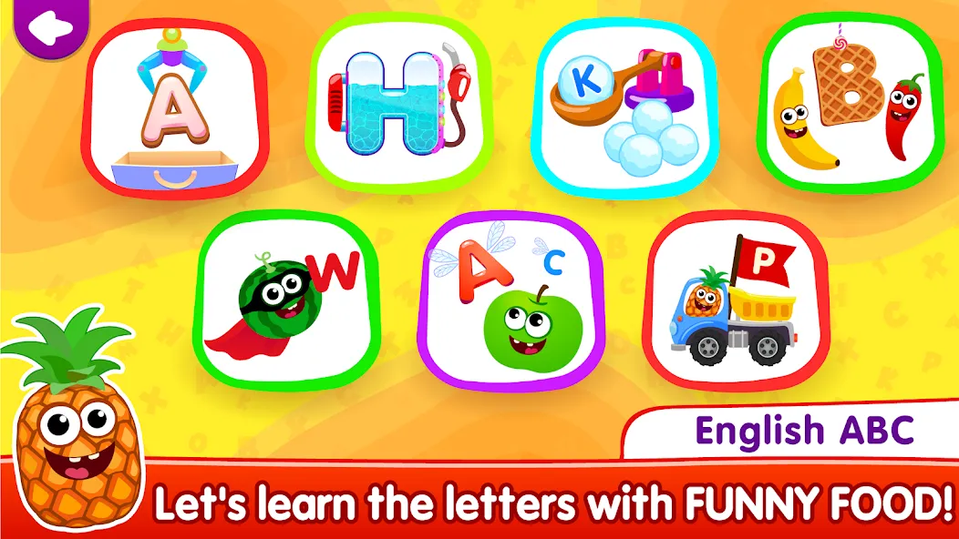 ABC kids! Alphabet learning!  [МОД Много монет] Screenshot 1