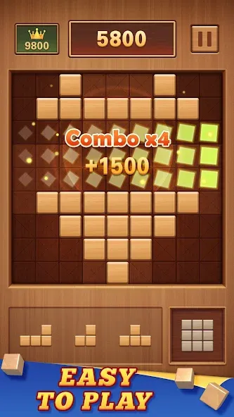 Wood Block 99 - Sudoku Puzzle (Вуд Блок 99)  [МОД Unlimited Money] Screenshot 3