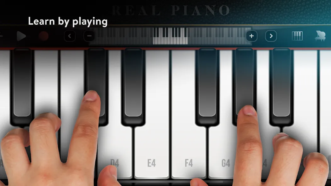 Real Piano electronic keyboard (Риал Пиано)  [МОД Unlimited Money] Screenshot 1