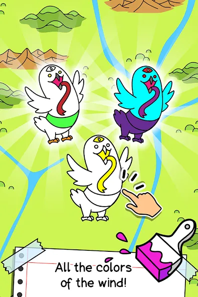 Birds Evolution: Merge Game (Брдс Эволюшн)  [МОД Unlimited Money] Screenshot 3