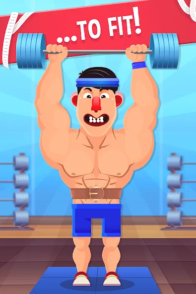 Fat No More: Sports Gym Game! (Фэт Но Море)  [МОД Mega Pack] Screenshot 2