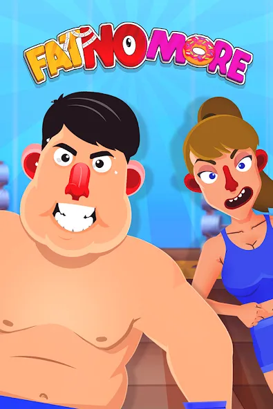 Fat No More: Sports Gym Game! (Фэт Но Море)  [МОД Mega Pack] Screenshot 5