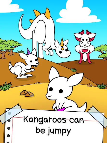 Kangaroo Evolution: Simulator (Кенгуру Эволюция)  [МОД Menu] Screenshot 5