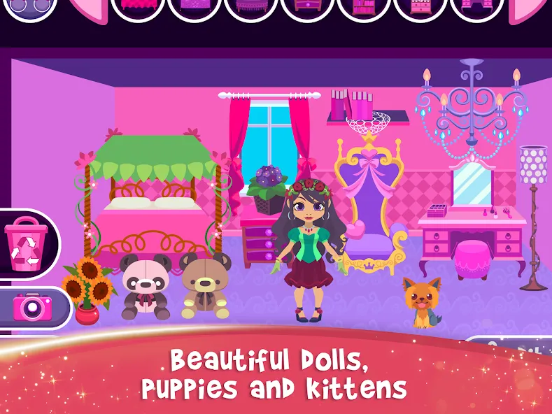 My Princess Castle: Doll Game (Мой Принцессин Замок)  [МОД Много монет] Screenshot 4