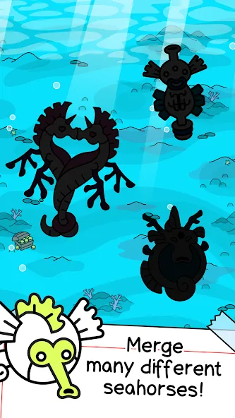 Seahorse Evolution: Sea Mutant (Сиходеволюция)  [МОД Много денег] Screenshot 3