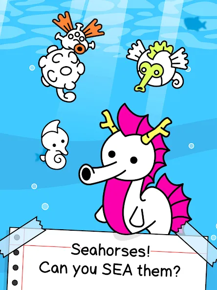 Seahorse Evolution: Sea Mutant (Сиходеволюция)  [МОД Много денег] Screenshot 5