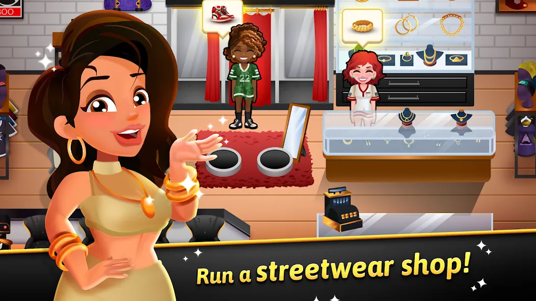 Hip Hop Salon Dash Beauty Game (Хипхоп салон Дэш красивая игра)  [МОД Бесконечные деньги] Screenshot 1