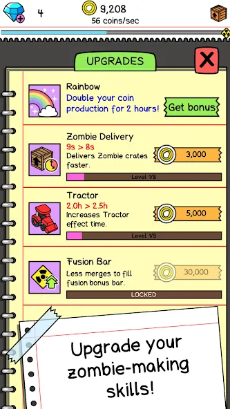 Zombie Evolution: Idle Game (Зомби Эволюция)  [МОД Меню] Screenshot 4