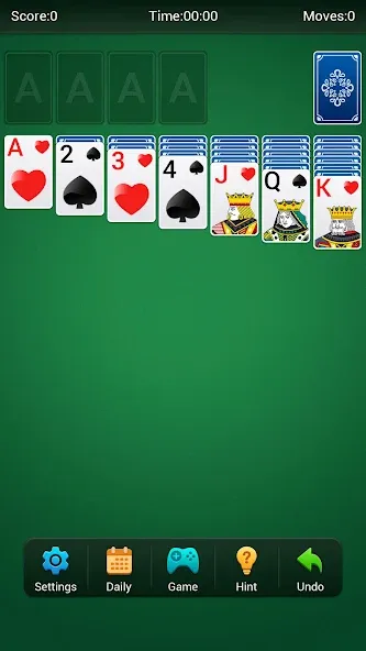 Solitaire  [МОД Бесконечные монеты] Screenshot 1