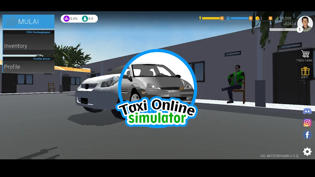 Taxi Online Simulator ID (Такси онлайн симулятор )  [МОД Меню] Screenshot 1