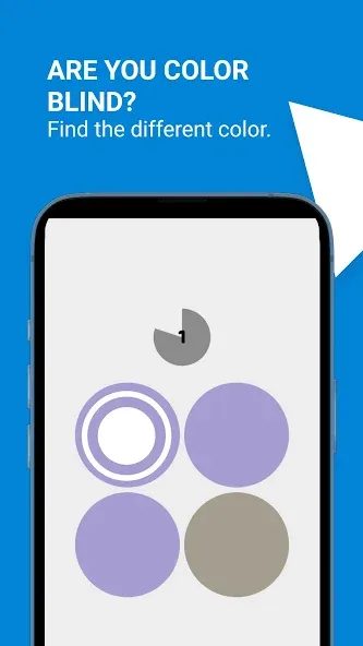 Color Blind Test Game  [МОД Menu] Screenshot 1