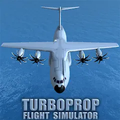 Взломанная Turboprop Flight Simulator (Турбовинтовой симулятор полета 3D)  [МОД Бесконечные деньги] - полная версия apk на Андроид