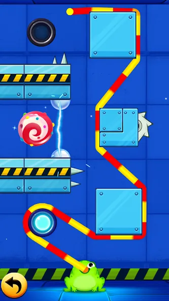 Frog Thife: Candy Thief Puzzle (Фрог Тифе)  [МОД Бесконечные монеты] Screenshot 2