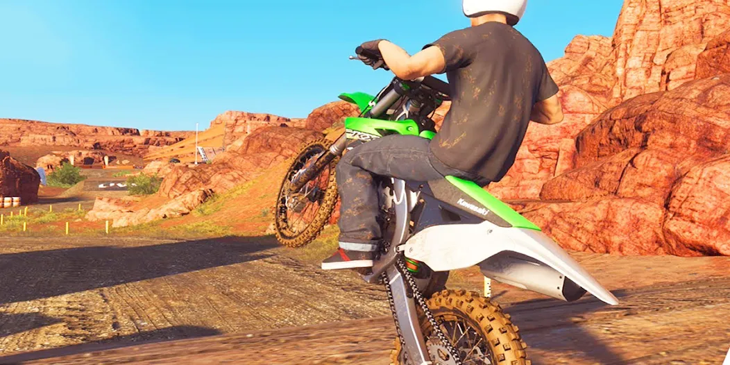 Dirt MX Bikes KTM Motocross 3D (Дирт МХ Байкс КТМ Мотокросс 3Д)  [МОД Mega Pack] Screenshot 5