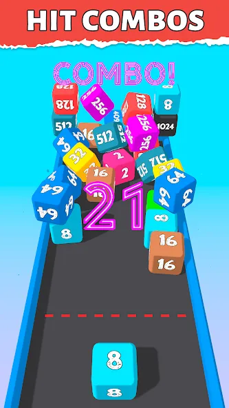 Bounce Merge 2048 Join Numbers  [МОД Много денег] Screenshot 5