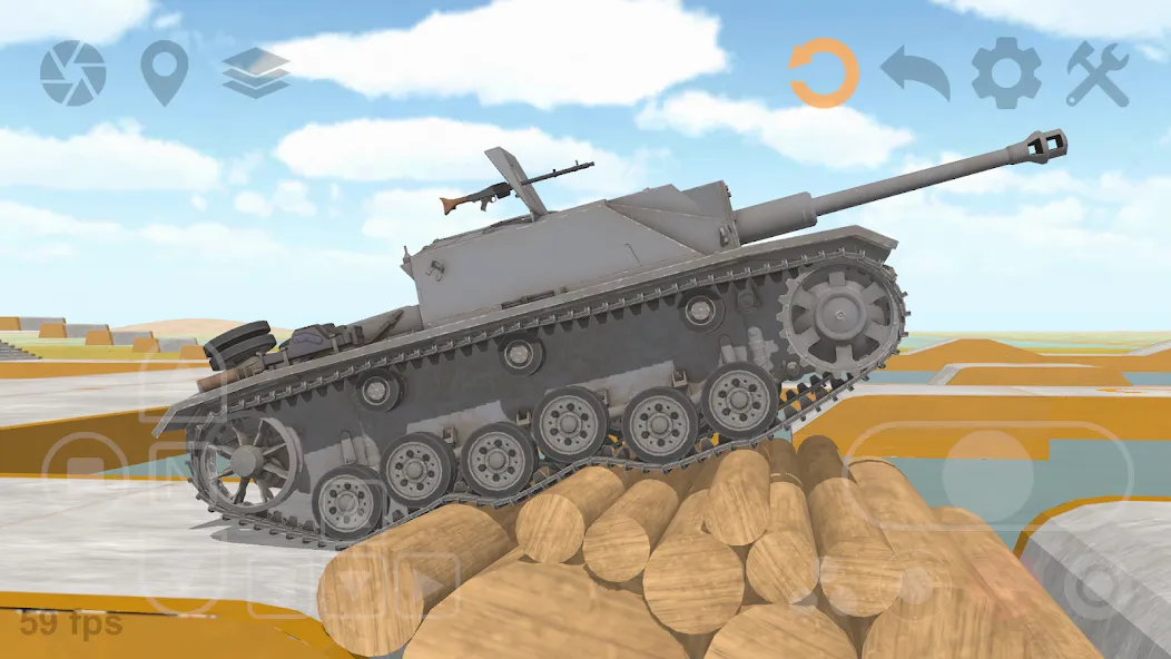 Tank Physics Mobile Vol.3  [МОД Меню] Screenshot 3