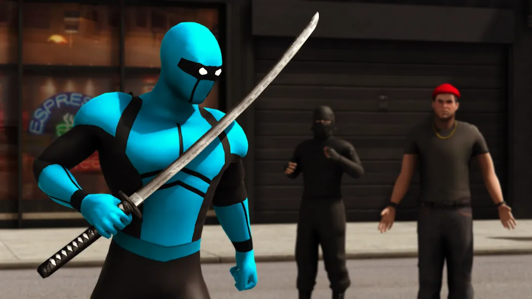 Blue Ninja : Superhero Game (Блу Ниндзя)  [МОД Меню] Screenshot 2