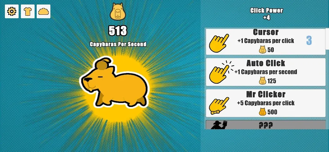 Capybara Clicker (Капибара Кликер)  [МОД Mega Pack] Screenshot 1