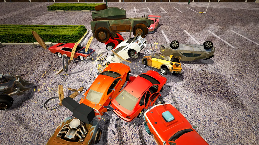 Demolition Derby Mad Car Crash (Дерби Деструкция Симулятор)  [МОД Unlimited Money] Screenshot 4