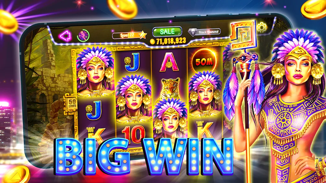 Old Vegas Slots - Casino 777 (Олд Вегас Слотс)  [МОД Бесконечные деньги] Screenshot 1