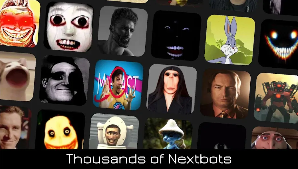 Nextbots Online: Sandbox (Некстботс Онлайн)  [МОД Бесконечные монеты] Screenshot 1