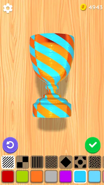 Wood Turning 3D - Carving Game  [МОД Много монет] Screenshot 5