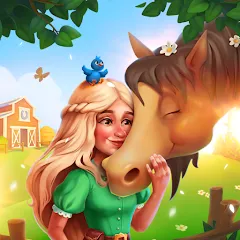 Взломанная Homesteads: Dream Farm (Хомстедс)  [МОД Много монет] - полная версия apk на Андроид