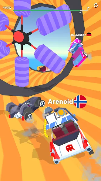 Ramp Racing 3D — Extreme Race  [МОД Все открыто] Screenshot 3