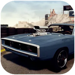 Скачать взломанную Charger Drift Simulator (Чарджер Дрифт Симулятор)  [МОД Много монет] - последняя версия apk на Андроид