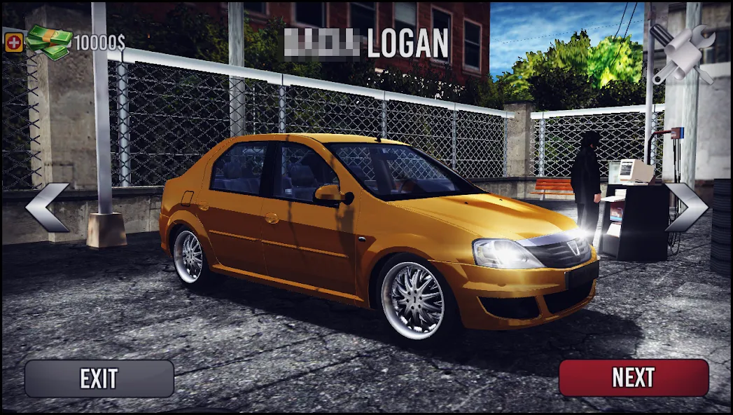 Logan Drift Simulator (Логан Дрифт Симулятор)  [МОД Много монет] Screenshot 1